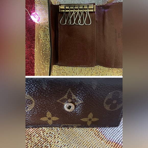 Louis Vuitton Leather Monogram 6 Key Holder- Vintage - Picture 5 of 7
